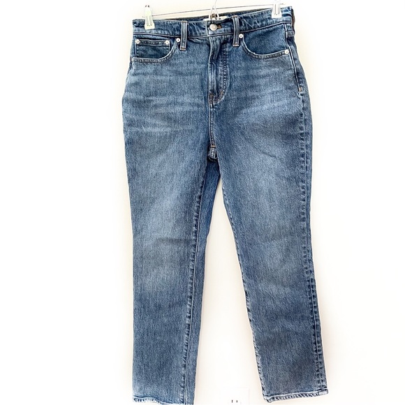 MADEWELL - THE PERFECT VINTAGE JEAN IN HOYE WASH - SIZE 26 - HIGH RISE - Picture 6 of 14